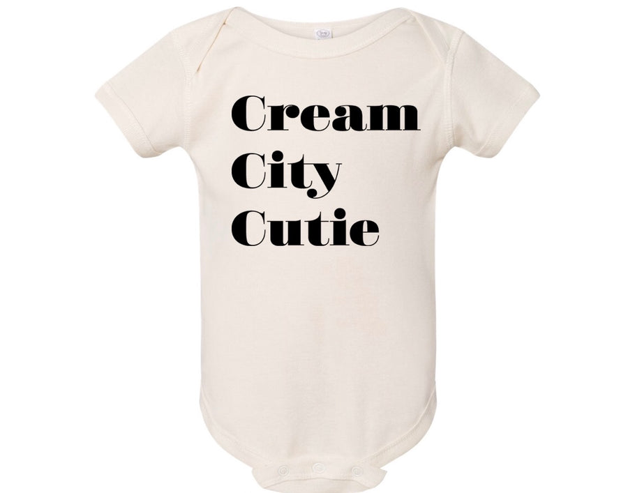 Cream City Cutie - Stacked Onesie ™️