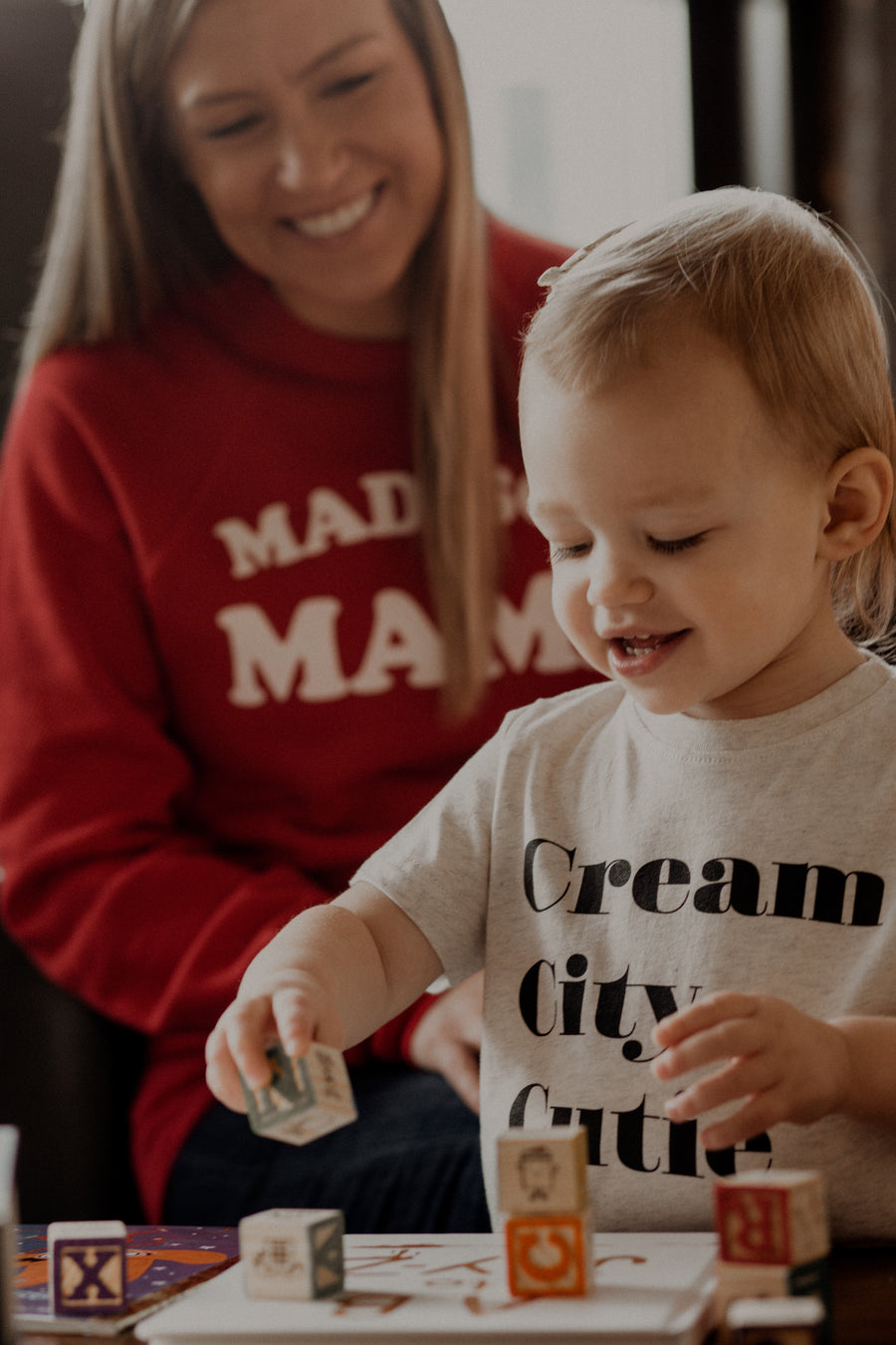 Cream City Cutie - Stacked Tee